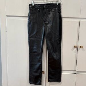 GAP Black Leather Pants